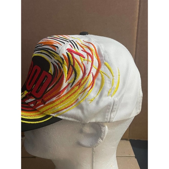 Vintage 90s Hot Rod Magazine All Over Car Racing Snapback Hat Cap - Picture 3 of 8